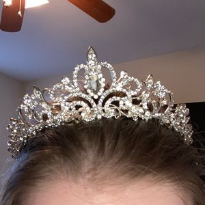 Tiara from David’s bridal. Only worn once